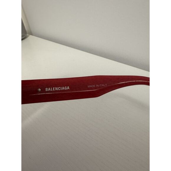 Balenciaga BB 0235S 003 0235 Rive Gauche Sunglasses Red/Grey 52mm main image 8